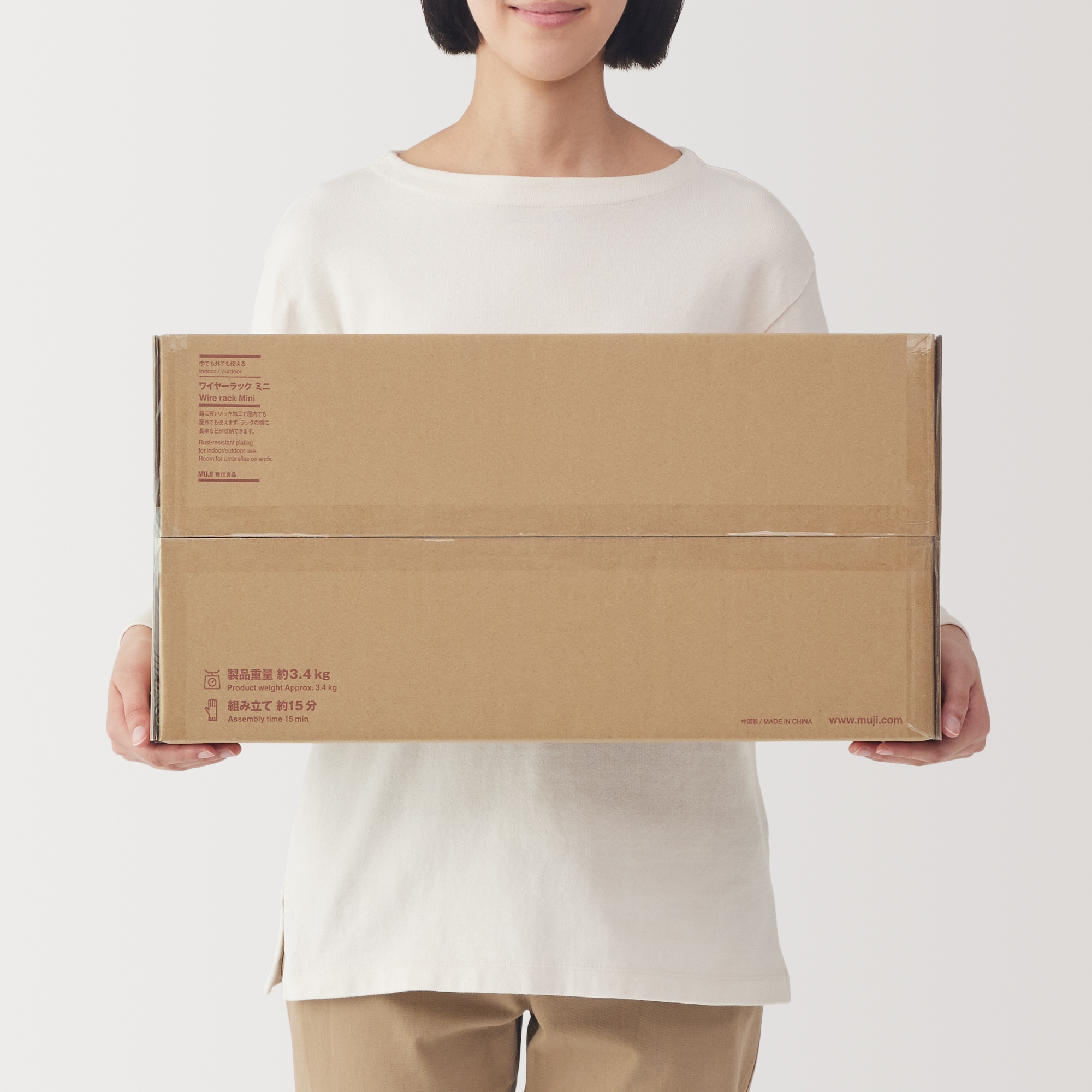 中でも外でも使えるワイヤーラック　ミニ