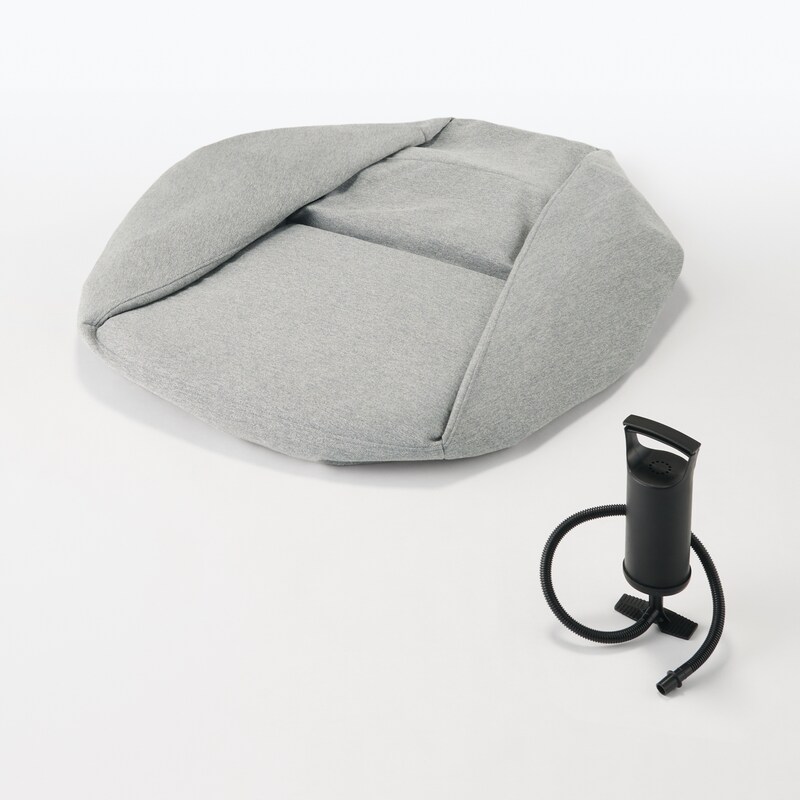 空気でできたソファ グレー | 無印良品