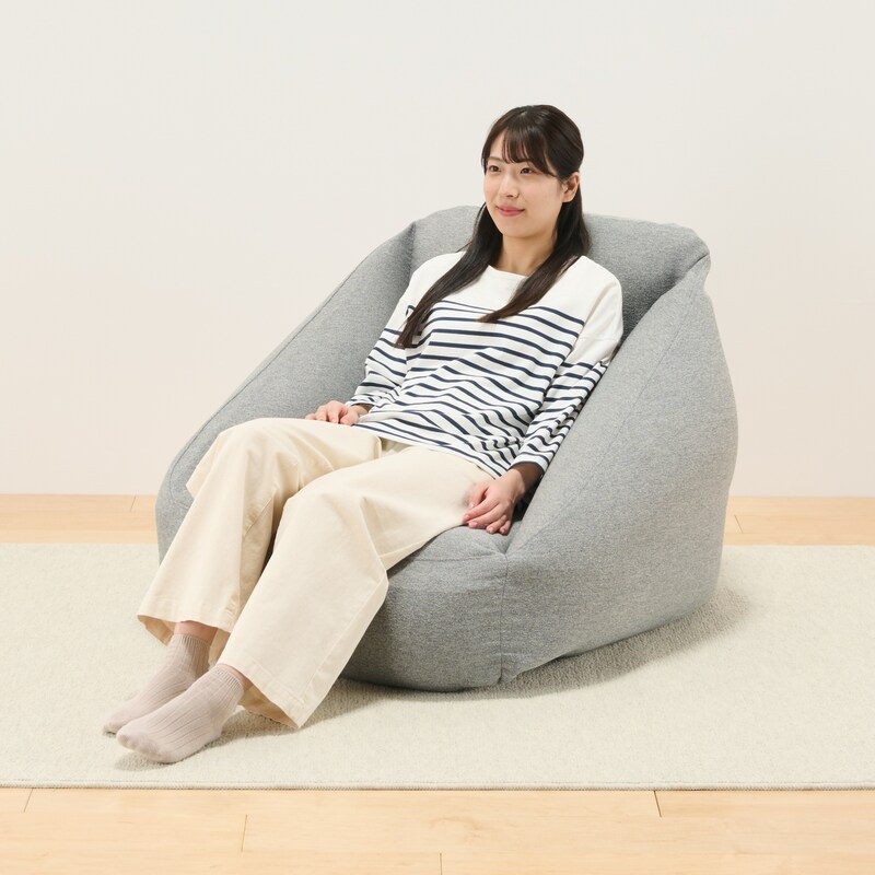 空気でできたソファ グレー | 無印良品 