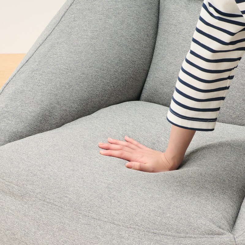 空気でできたソファ グレー | 無印良品 