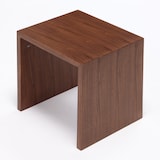 コの字の家具　積層合板　ウォールナット材　幅３５ｃｍ