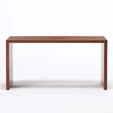 コの字の家具　積層合板　ウォールナット材　幅７０ｃｍ