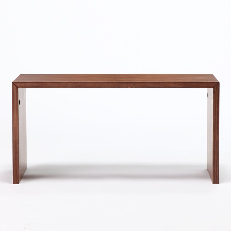 コの字の家具 積層合板 ウォールナット材 幅70cm | 無印良品 