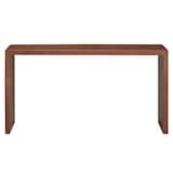 コの字の家具　積層合板　ウォールナット材　幅７０ｃｍ