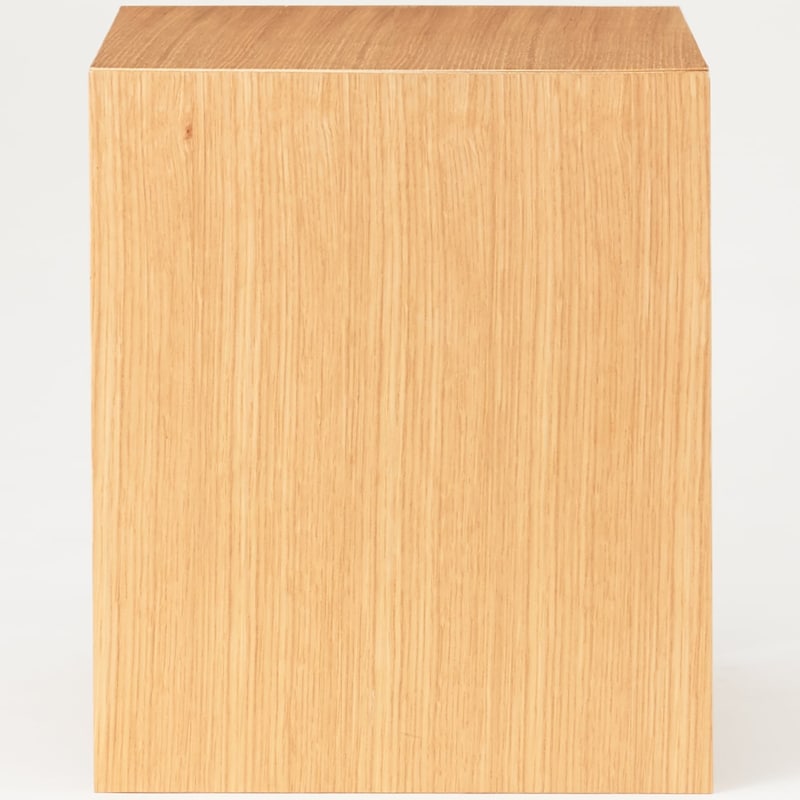 コの字の家具　積層合板　オーク材　幅３５ｃｍ