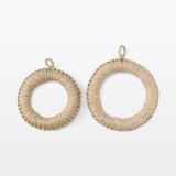 シーグラスで編んだ　鍋敷き　小