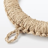 シーグラスで編んだ　鍋敷き　大