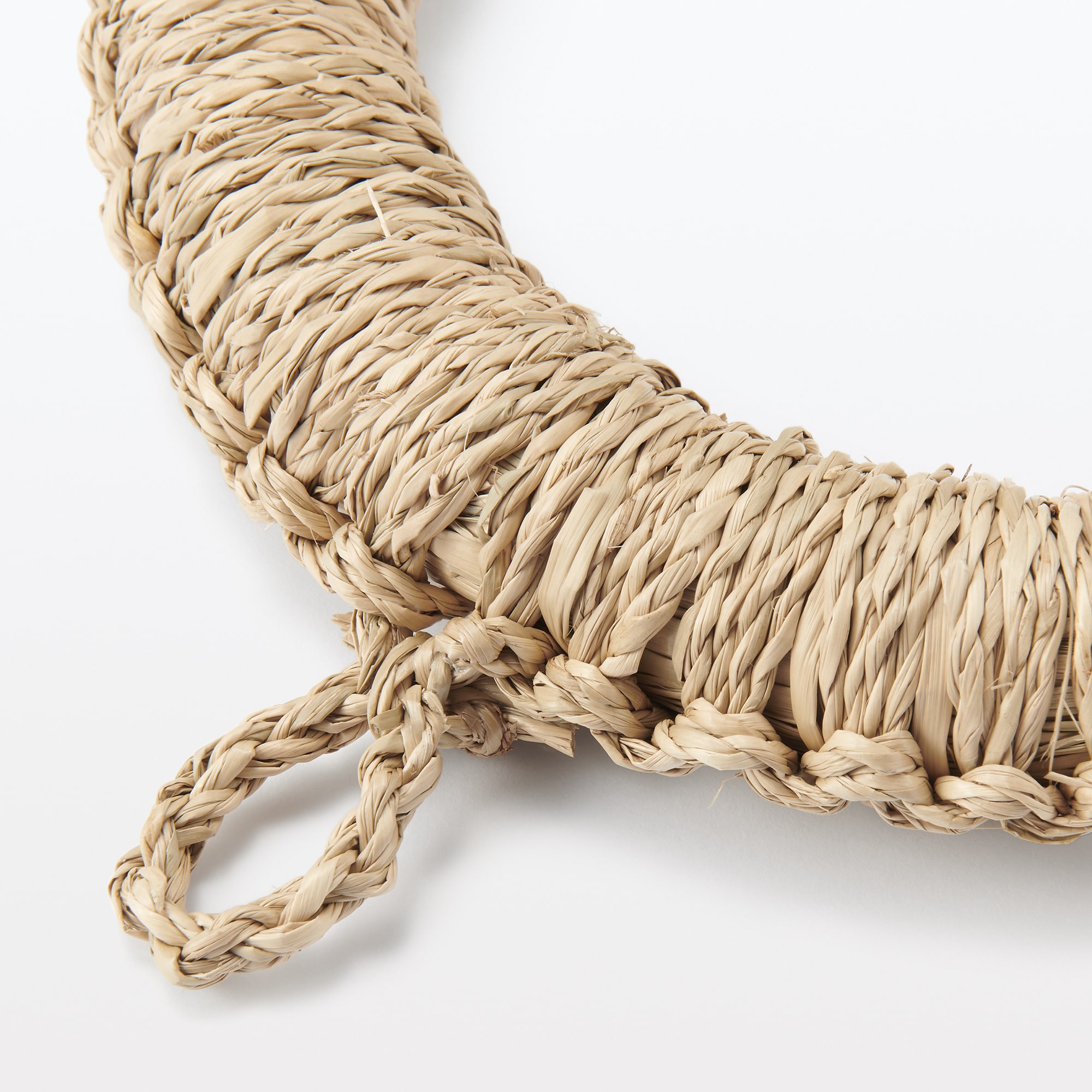 シーグラスで編んだ　鍋敷き　大