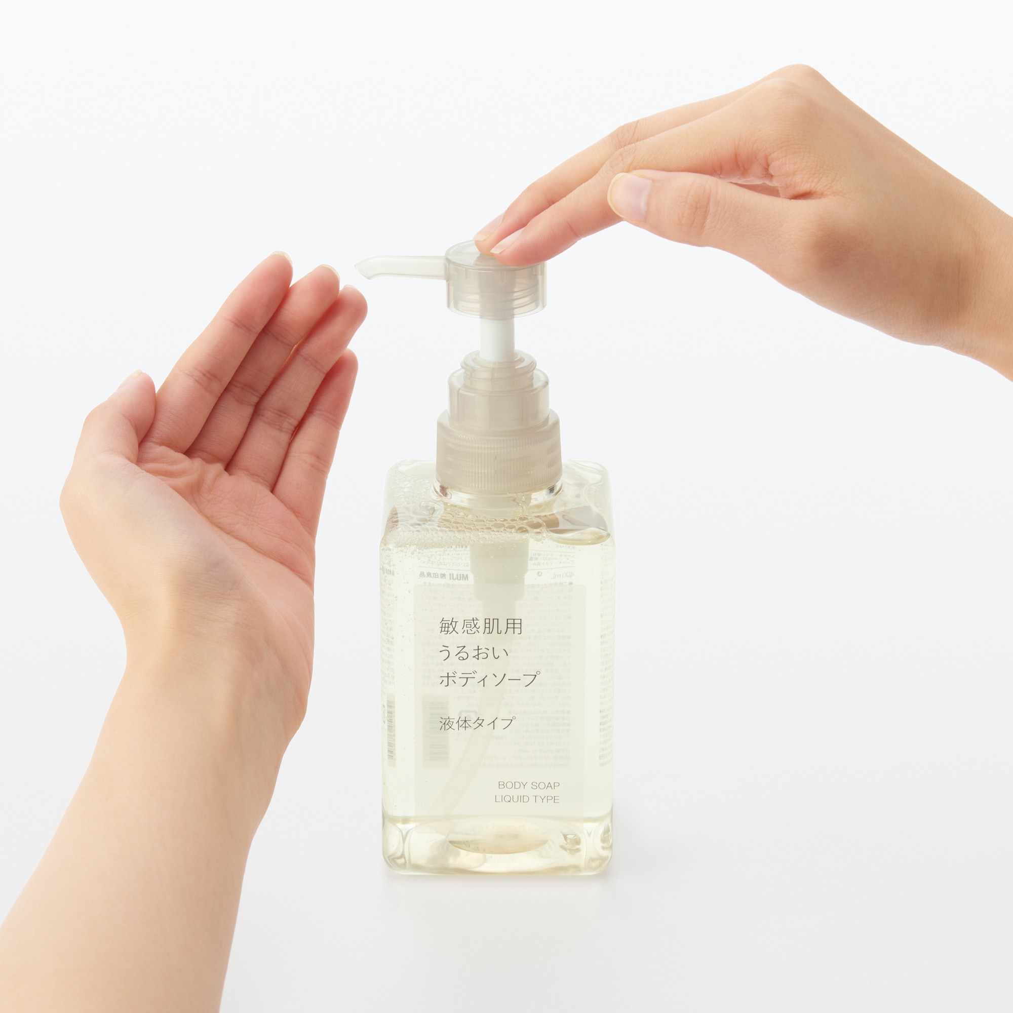 敏感肌用うるおいボディソープ　液体タイプ