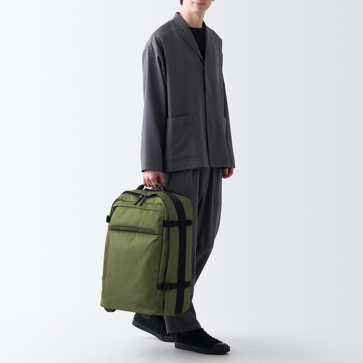 撥水ソフトキャリーケース（40L） | 無印良品