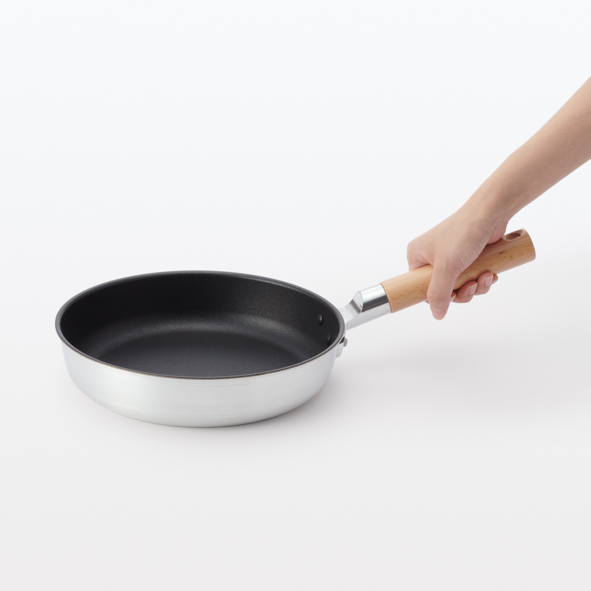 焼き面が広い こびりつきにくいフライパン 浅型 | 無印良品