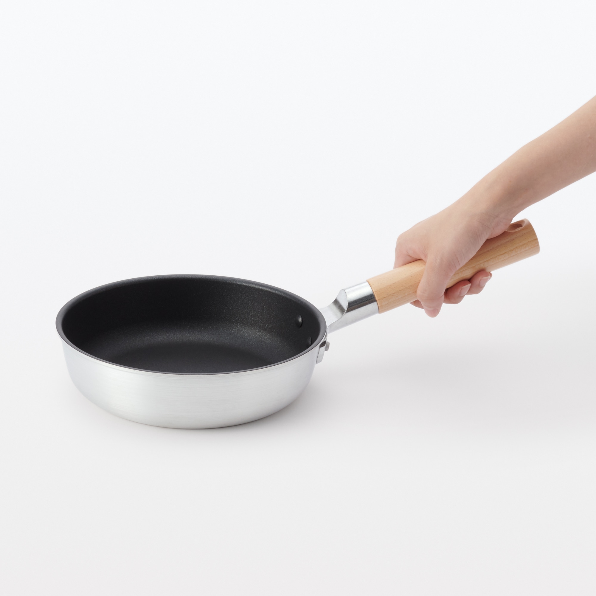 焼き面が広い こびりつきにくいフライパン 浅型 | 無印良品