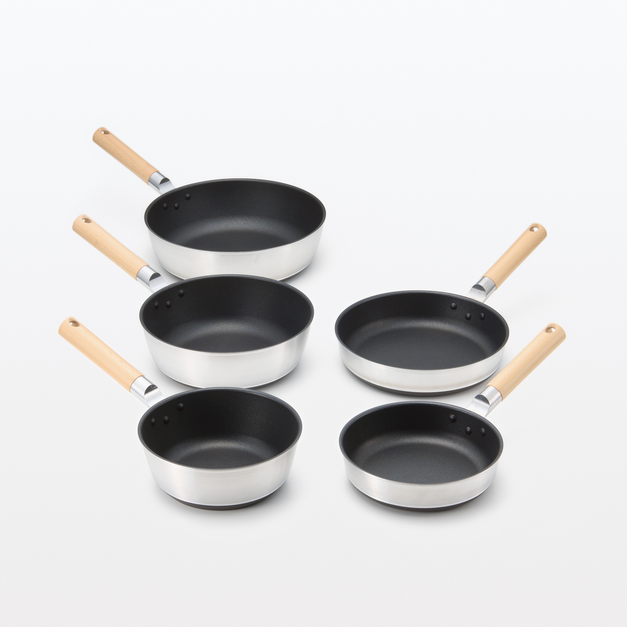 焼き面が広い こびりつきにくいフライパン 浅型 | 無印良品