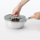 中が見えやすい　強化ガラス蓋