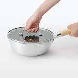 中が見えやすい　強化ガラス蓋