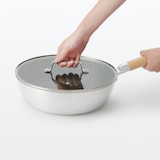 中が見えやすい　強化ガラス蓋