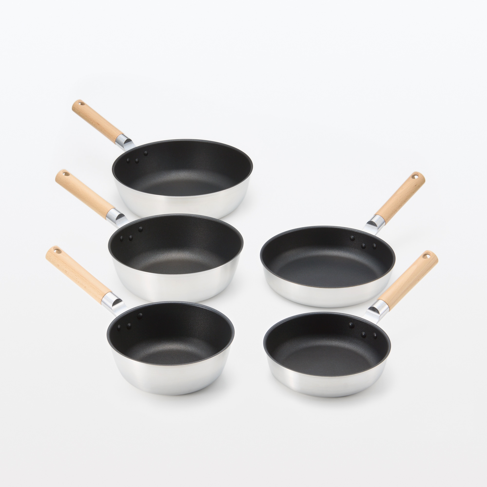 鍋としても使える こびりつきにくいフライパン 深型 | 無印良品