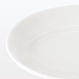 磁器　リムオーバル皿　小