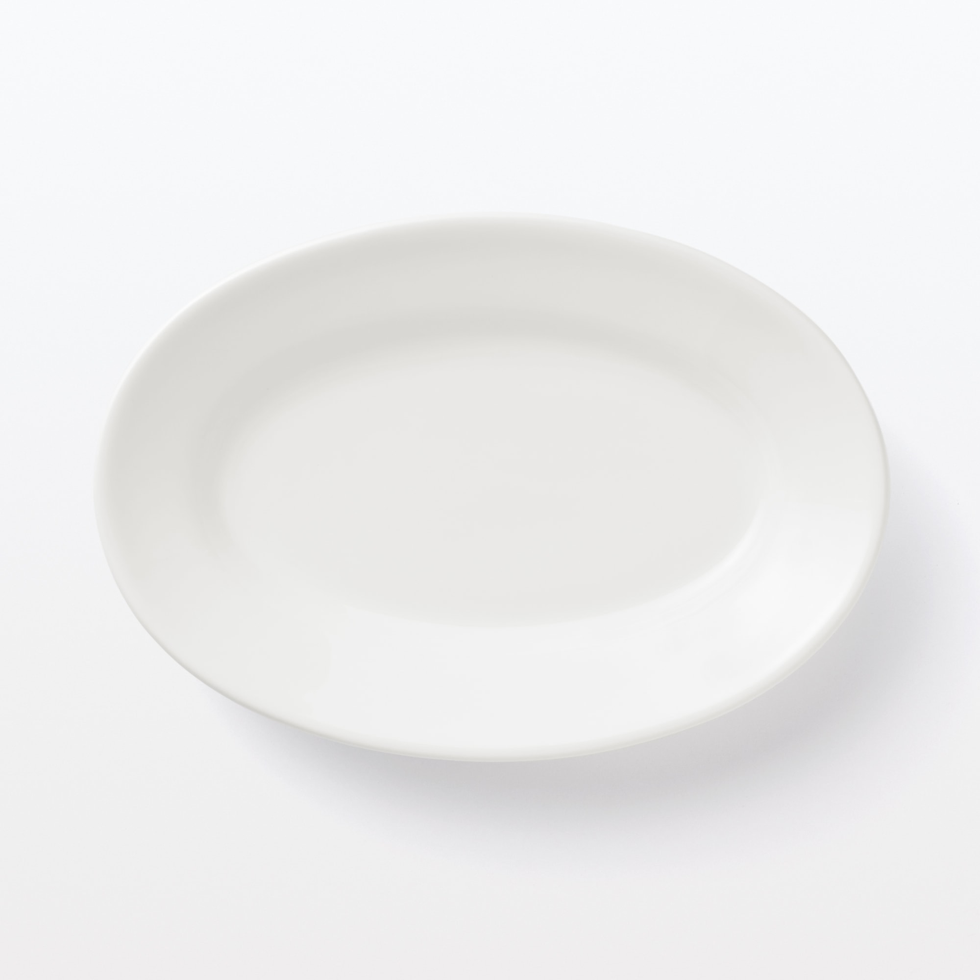   オーバル皿 磁器 リムオーバル皿 中 | 無印良品