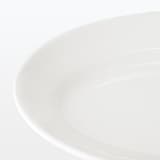 磁器　リムオーバル皿　大