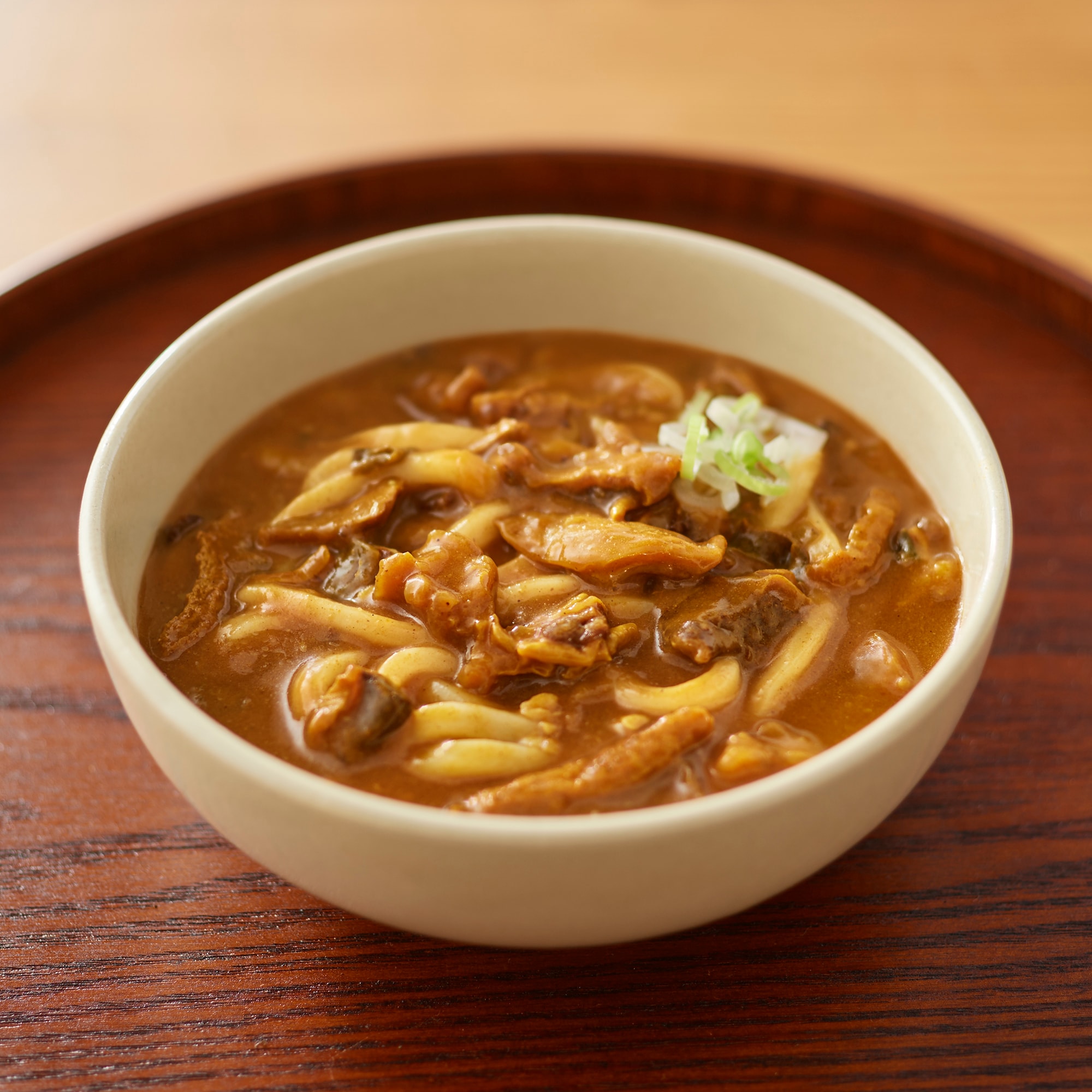 麺にかける　牛すじカレースープ