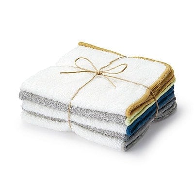 残反ミニタオルセット薄手・５枚組　２２×２２ｃｍ