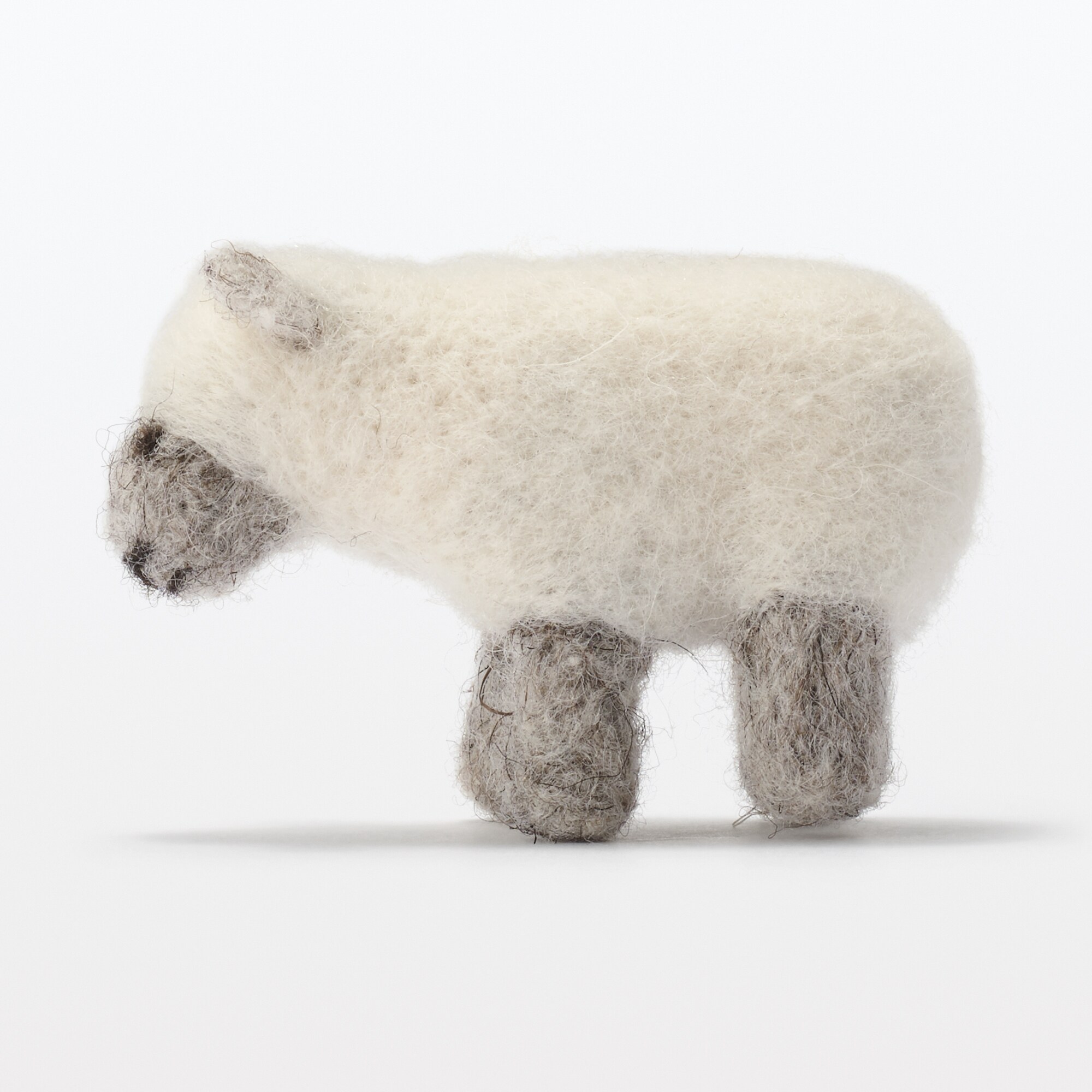ウールフェルト ひつじ・生成 ミニ | 無印良品