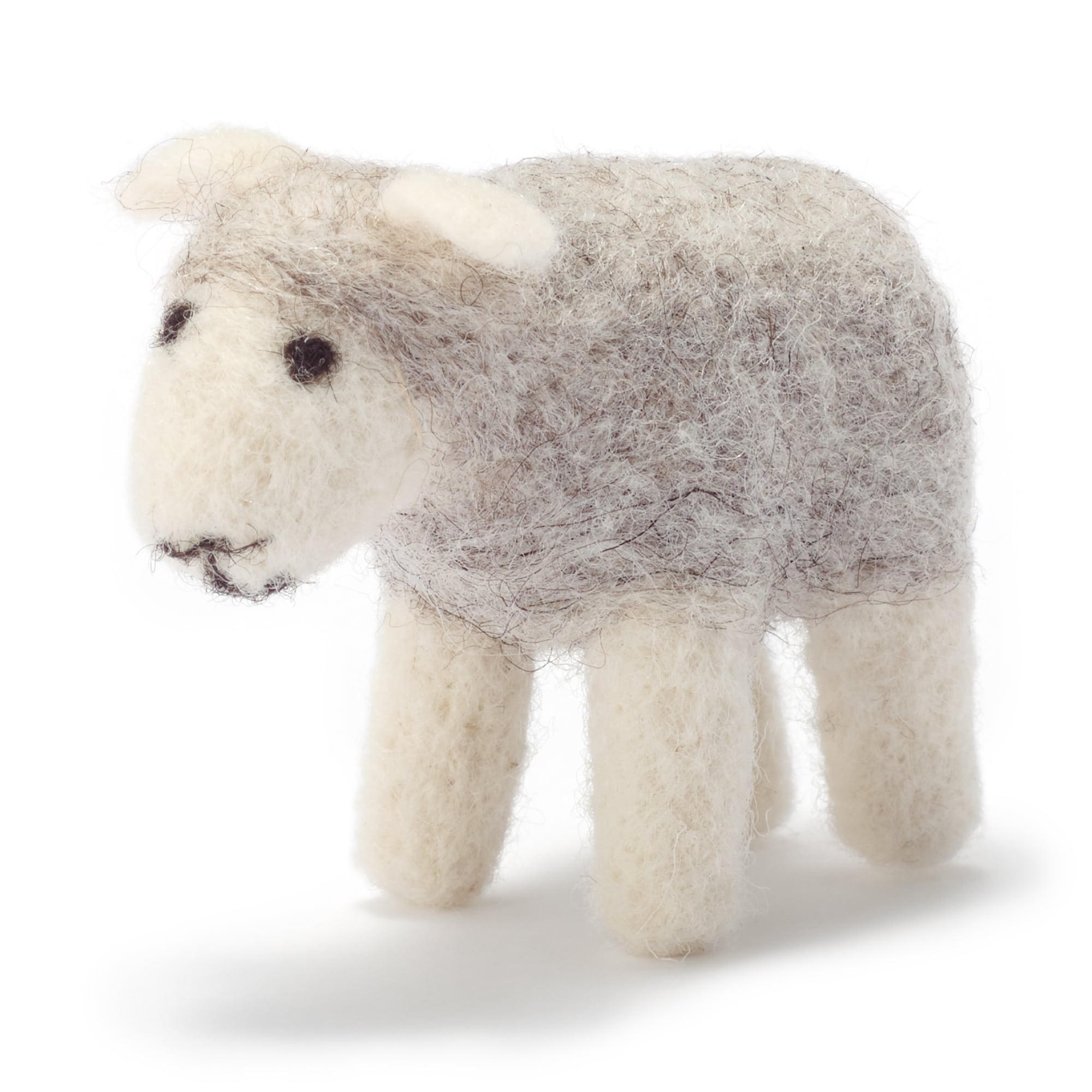 ウールフェルト　ひつじ・グレー　ミニ
