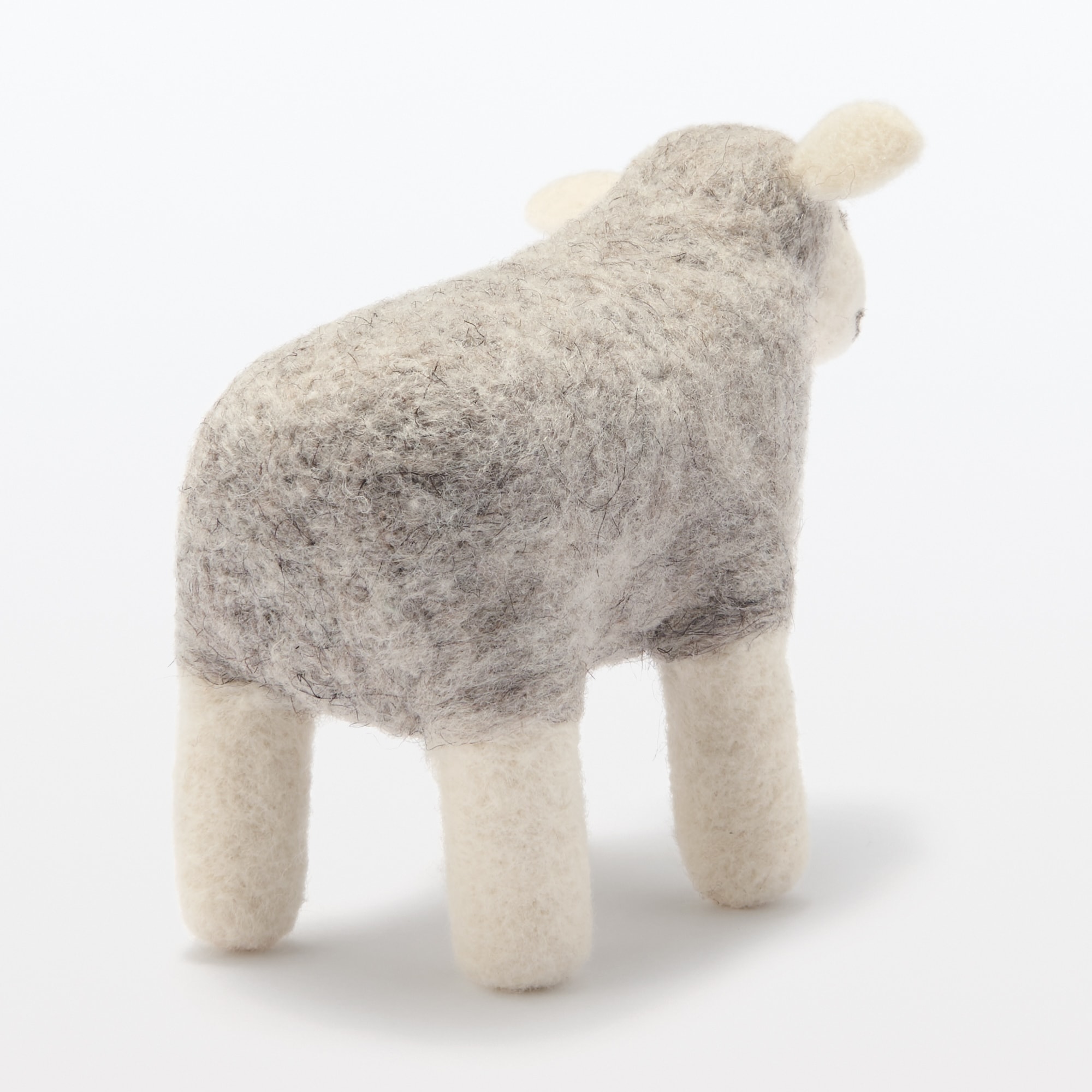 ウールフェルト　ひつじ・グレー