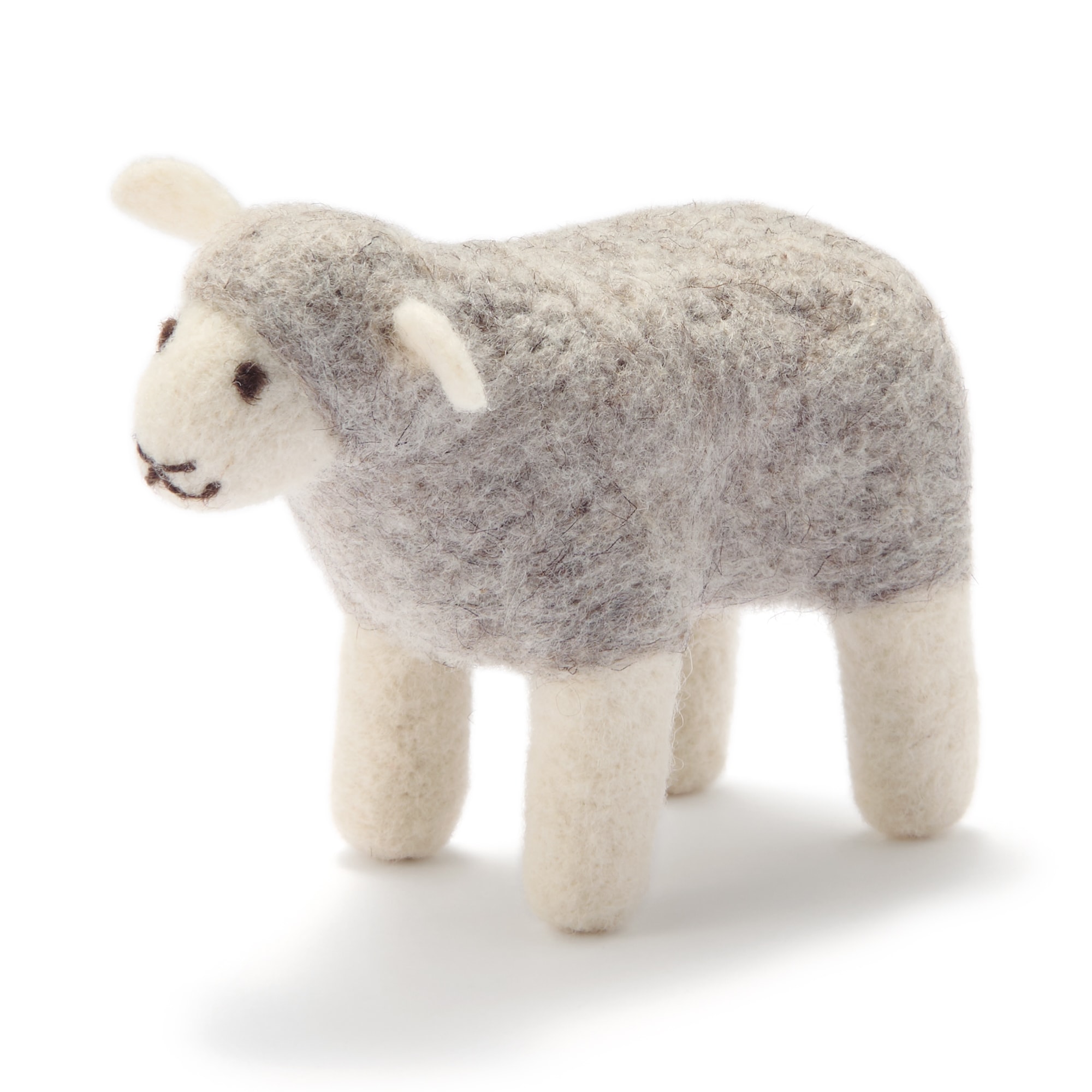 ウールフェルト　ひつじ・グレー