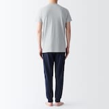 紳士　脇に縫い目のない　２枚組　クルーネック半袖Ｔシャツ