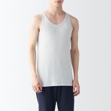 紳士　さらっと綿　タンクトップ