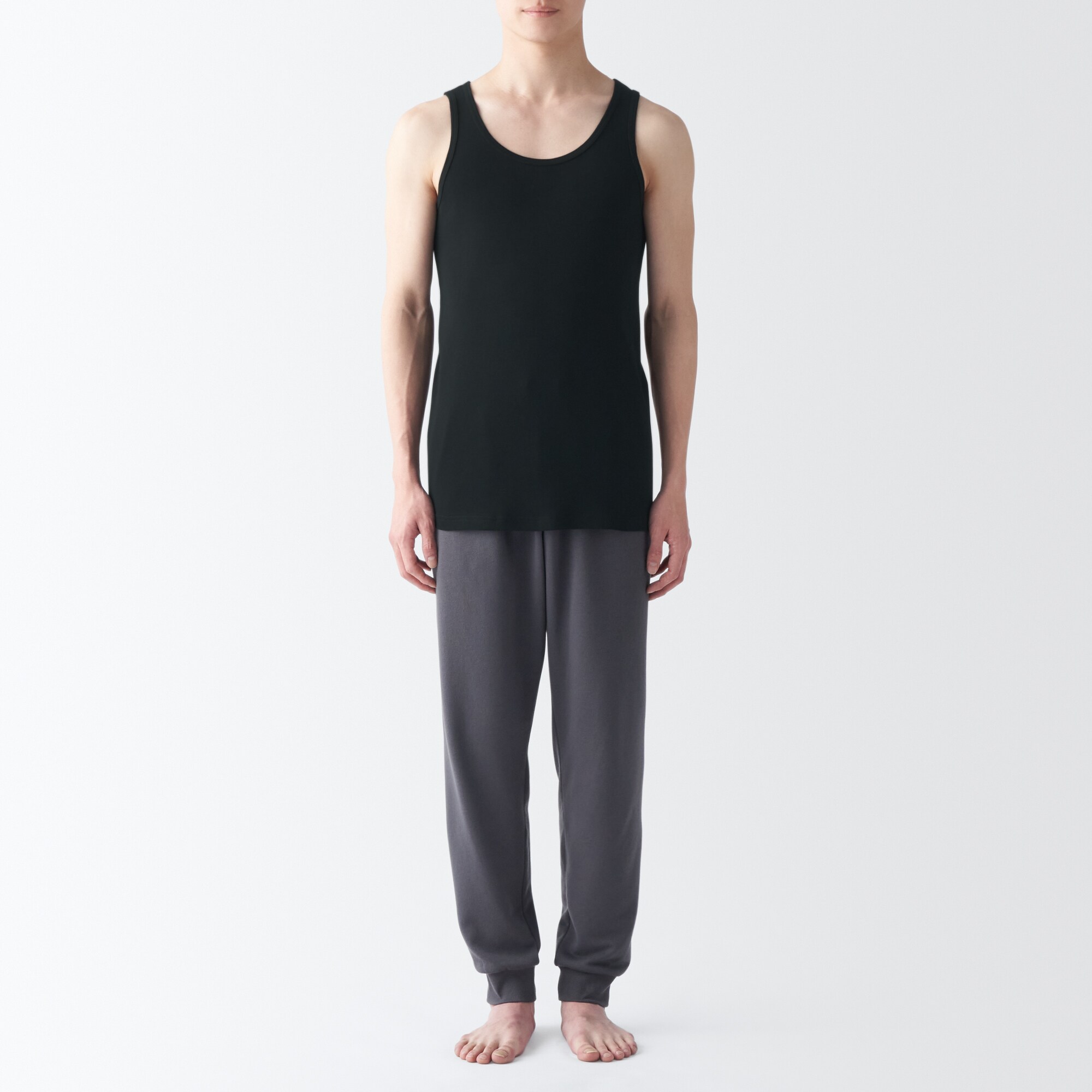 紳士　さらっと綿　タンクトップ