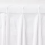 綿ボイルプリーツレースカーテン／ベージュ