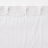 綿ボイルノンプリーツレースカーテン／ベージュ