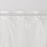 綿ボイルノンプリーツレースカーテン／ベージュ