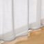 綿ボイルノンプリーツレースカーテン／ベージュ