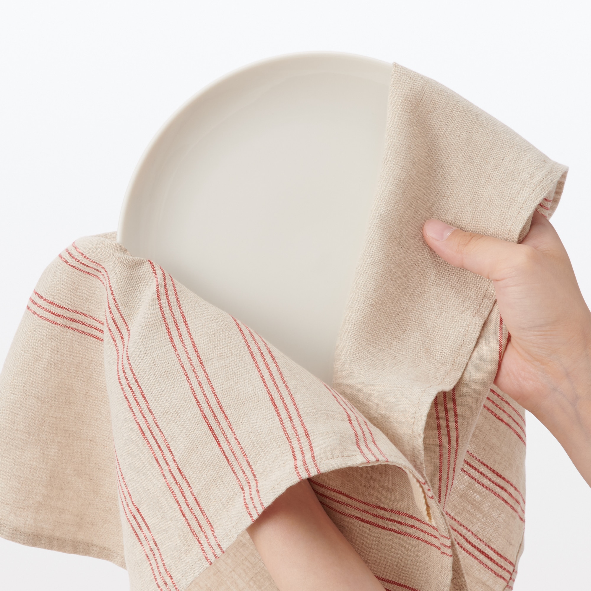 麻平織　マルチクロス／ランダムストライプ