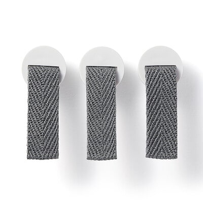 ファイルボックス用つまみ　ポリプロピレンファイルボックス専用　３個入り