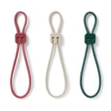 ロック付き結束ゴムバンド　３色セット