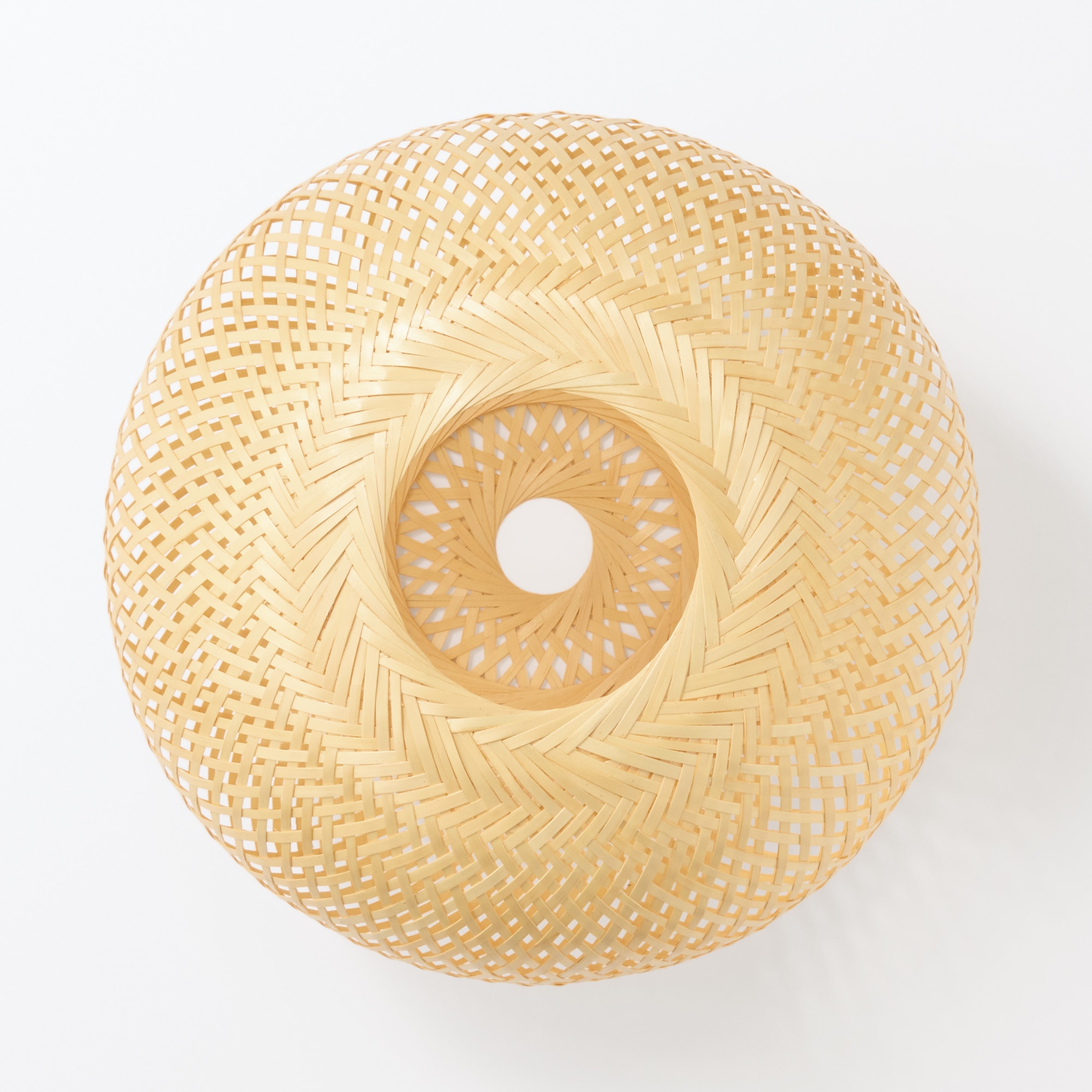 ペンダントライト用シェード　バンブー　ラウンド