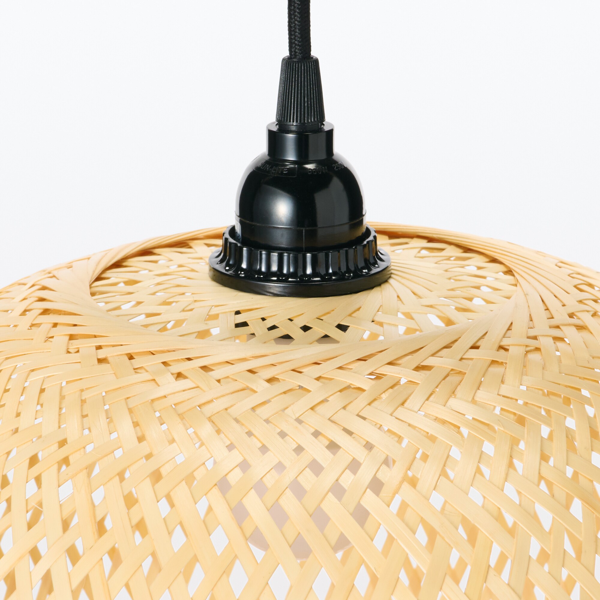 ペンダントライト用シェード　バンブー　ラウンド