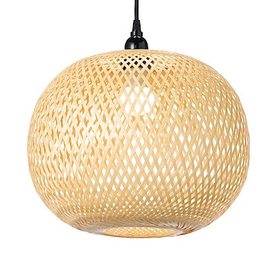 ペンダントライト用シェード　バンブー　ラウンド