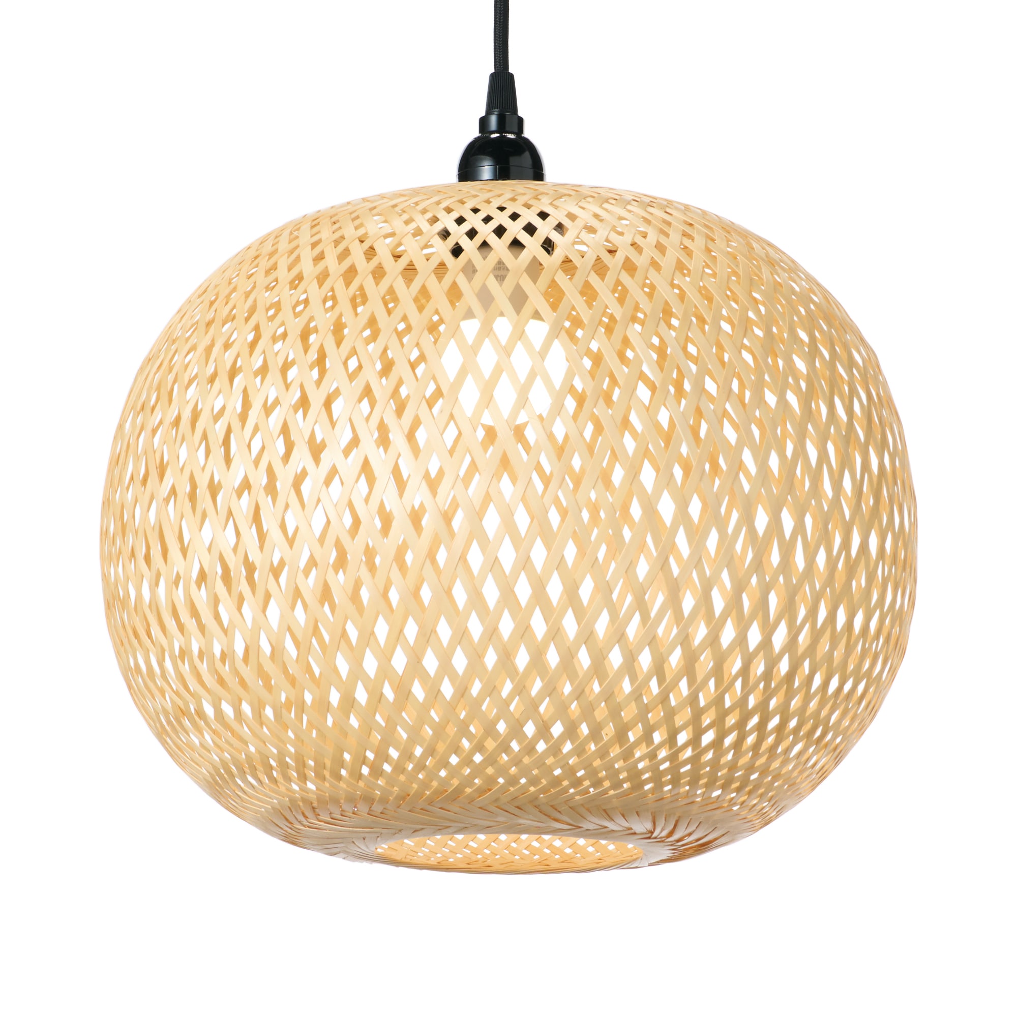 ペンダントライト用シェード　バンブー　ラウンド