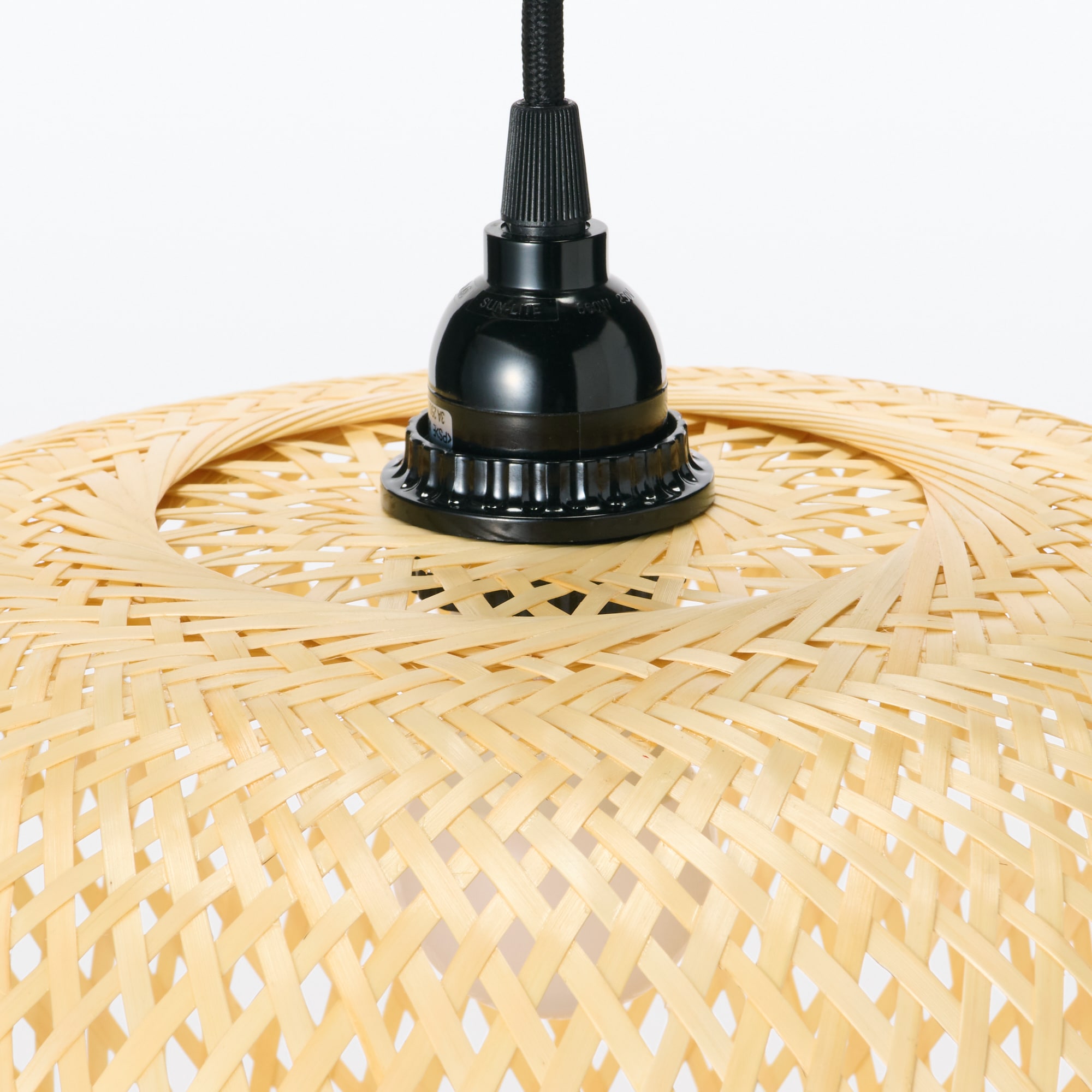 ペンダントライト用シェード　バンブー　オーバル