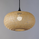 ペンダントライト用シェード　バンブー　オーバル