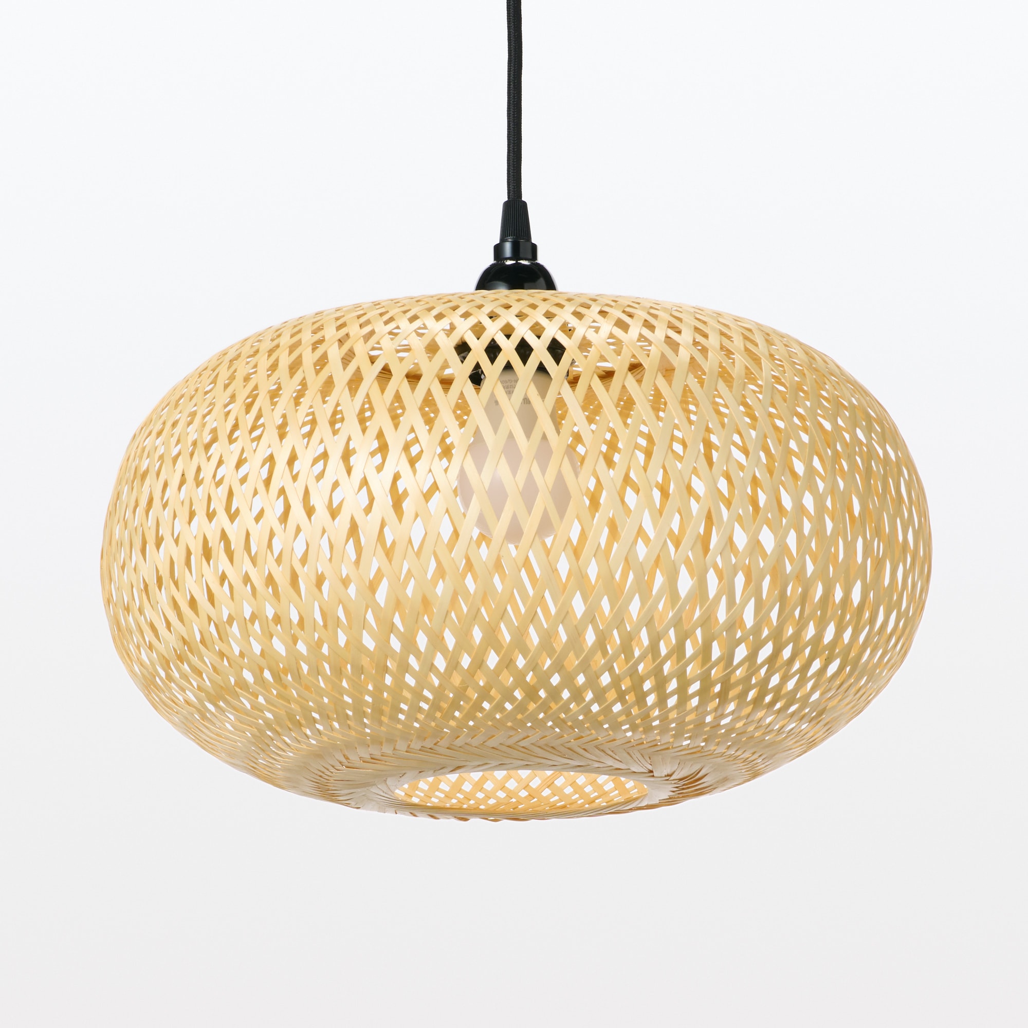 ペンダントライト用シェード　バンブー　オーバル