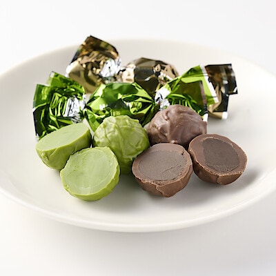 ボンボンショコラ　宇治抹茶＆ほうじ茶　６個