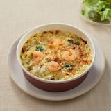 生乳仕立てのホワイトソースグラタン　海老とペンネ