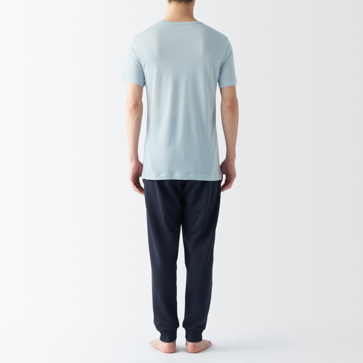 紳士　ひんやりなめらか　クルーネック半袖Ｔシャツ